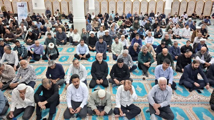 نماز جمعه جم به روایت تصویر