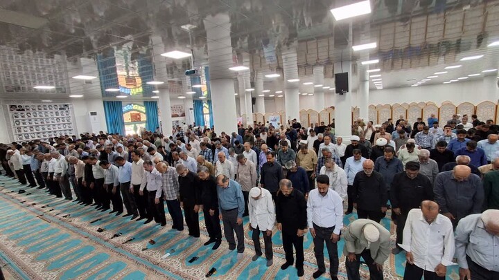 نماز جمعه جم به روایت تصویر