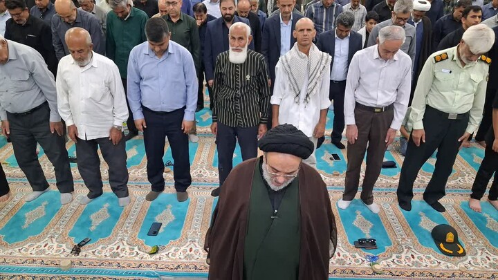 نماز جمعه جم به روایت تصویر