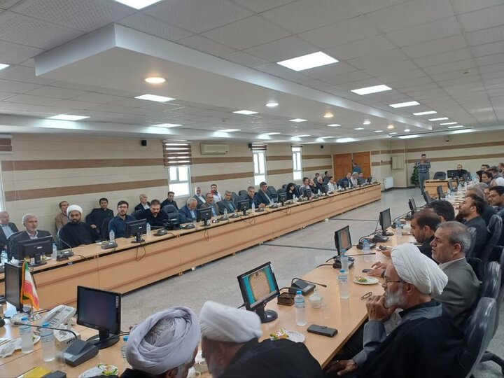 تصاویر/آیین تکریم و معارفه امام جمعه شهرستان زرندیه