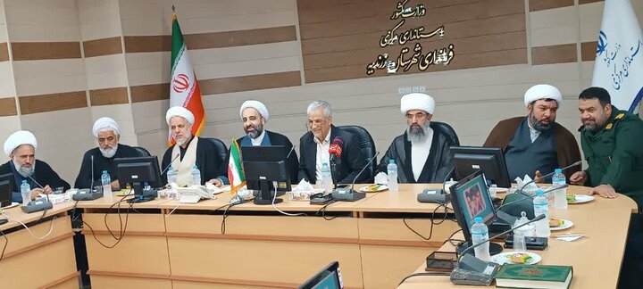 تصاویر/آیین تکریم و معارفه امام جمعه شهرستان زرندیه