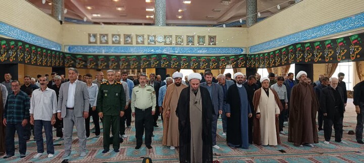 تصاویر/ نماز عبادی سیاسی جمعه این هفته شهرستان ورزقان