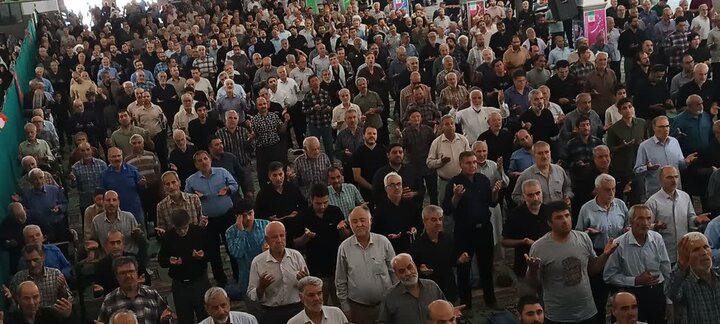 تصاویر/اقامه نماز عبادی سیاسی جمعه در ساوه