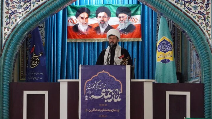 تصاویر/ آیین عبادی سیاسی نماز جمعه شهرستان زهک