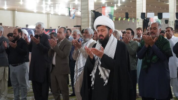 تصاویر/ آیین عبادی سیاسی نماز جمعه شهرستان زهک