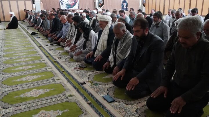 تصاویر/ آیین عبادی سیاسی نماز جمعه شهرستان زهک