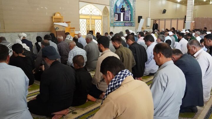 تصاویر/ آیین عبادی سیاسی نماز جمعه شهرستان زهک