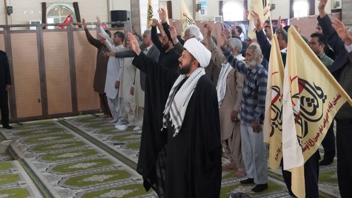 تصاویر/ آیین عبادی سیاسی نماز جمعه شهرستان زهک