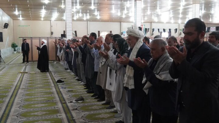 تصاویر/ آیین عبادی سیاسی نماز جمعه شهرستان زهک
