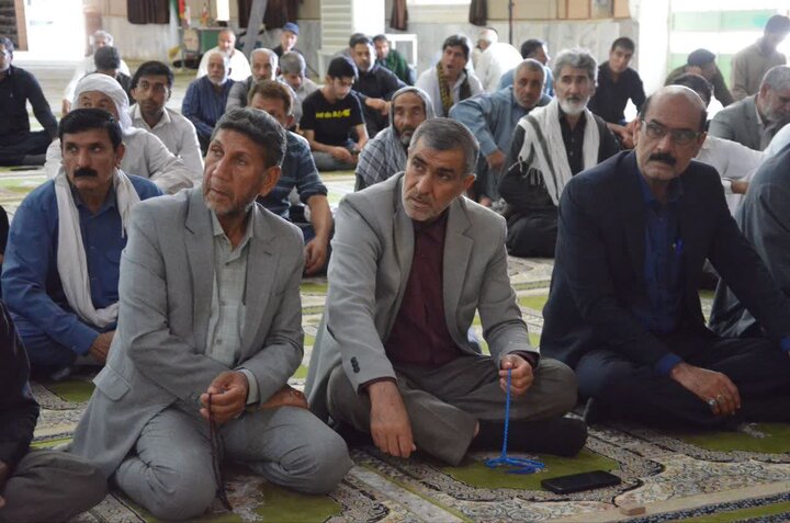 تصاویر/ آیین عبادی سیاسی نماز جمعه شهرستان زهک