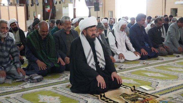 تصاویر/ آیین عبادی سیاسی نماز جمعه شهرستان زهک