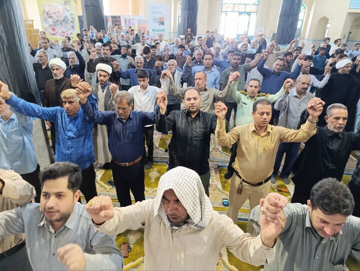 تصاویر/ اقامه نمازجمعه شهر کهنوج