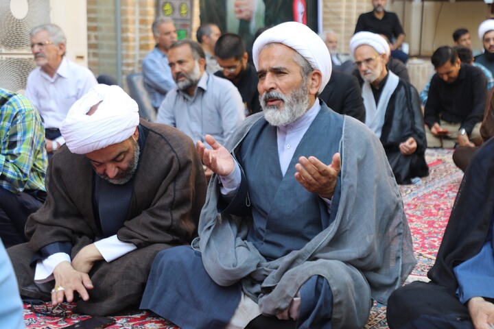 تصاویر/ سومین روز از مراسم هفتم رهبر شهید امت در حوزه علمیه یزد برگزار شد