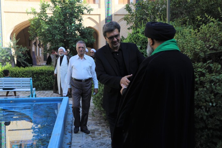 تصاویر/ سومین روز از مراسم هفتم رهبر شهید امت در حوزه علمیه یزد برگزار شد