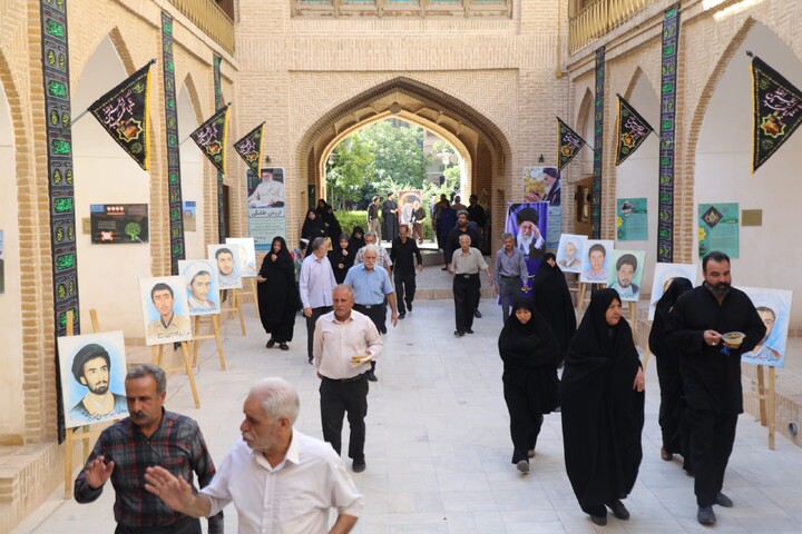 تصاویر/ سومین روز از مراسم هفتم رهبر شهید امت در حوزه علمیه یزد برگزار شد