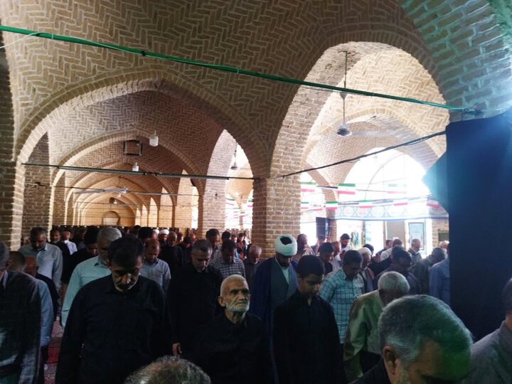 تصاویر/ اقامه نمازجمعه شهر محی آباد