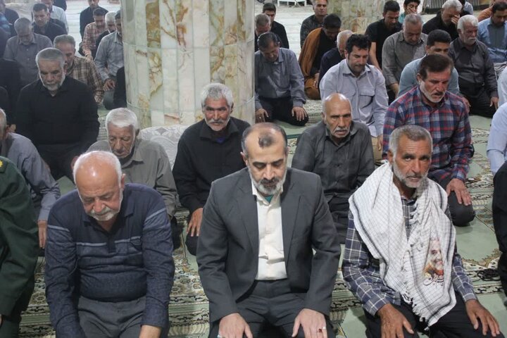 تصاویر/ نماز عبادی سیاسی جمعه شهرستان خاتم