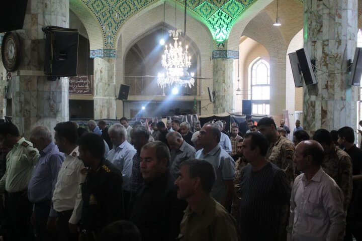 تصاویر/ نماز عبادی سیاسی جمعه شهرستان خاتم