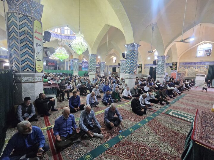 تصاویر/ نماز عبادی سیاسی جمعه شهرستان بهاباد