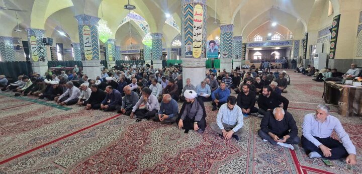 تصاویر/ نماز عبادی سیاسی جمعه شهرستان بهاباد