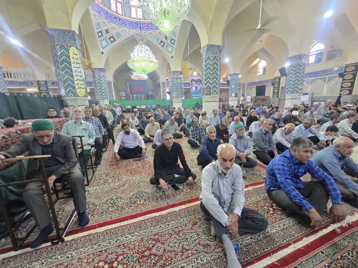 تصاویر/ نماز عبادی سیاسی جمعه شهرستان بهاباد