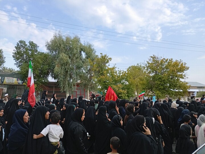 تصاویر/ تشییع پیکر شهید ابوالفضل ملایی از شهدای آسایشگاه بمپور در شهر عنبرآباد