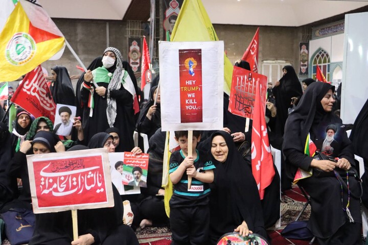 تجمع امت حزب الله و خونخواه ولایت اهواز به مناسبت هفتم شهادت رهبر انقلاب