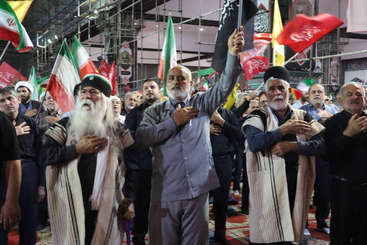 تجمع امت حزب الله و خونخواه ولایت اهواز به مناسبت هفتم شهادت رهبر انقلاب