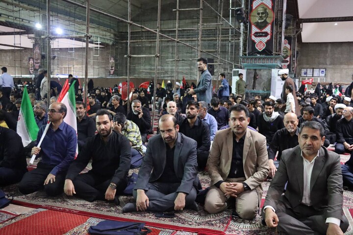تجمع امت حزب الله و خونخواه ولایت اهواز به مناسبت هفتم شهادت رهبر انقلاب