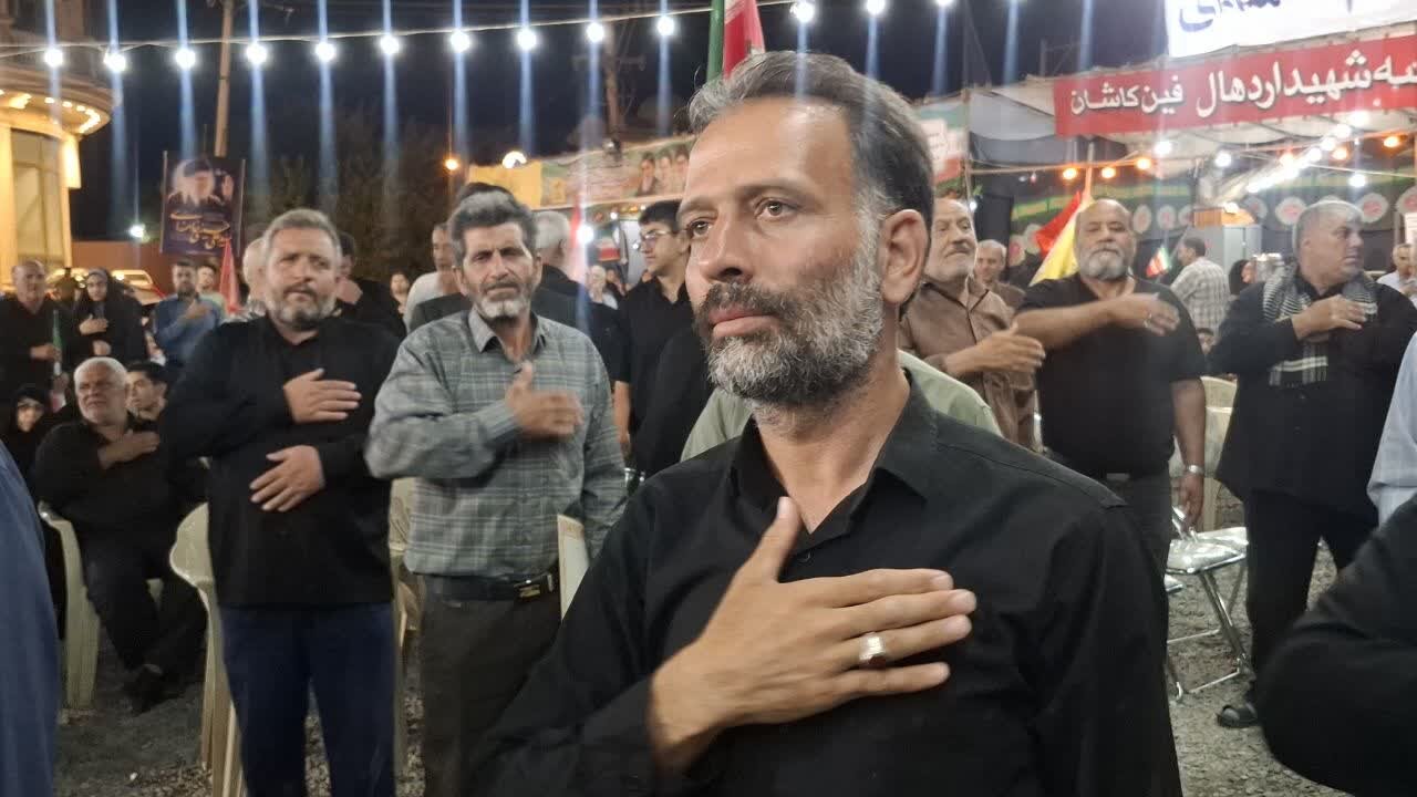 سومین آیین تجلیل از خادمان حسینی در میدان شهید اردهال کاشان برگزارشد