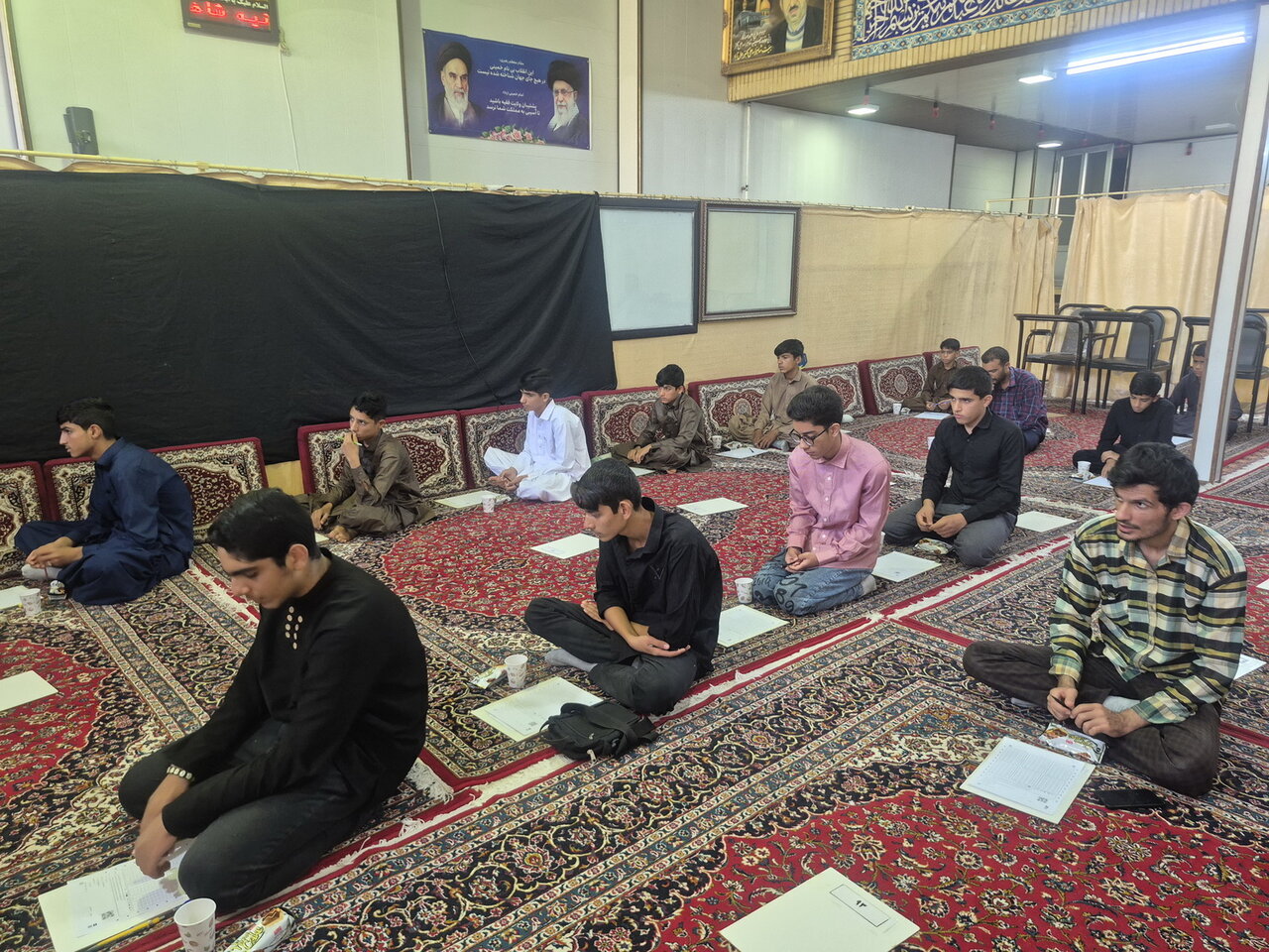 تصاویر/ آزمون ورودی مدارس علمیه منطقه کاشان