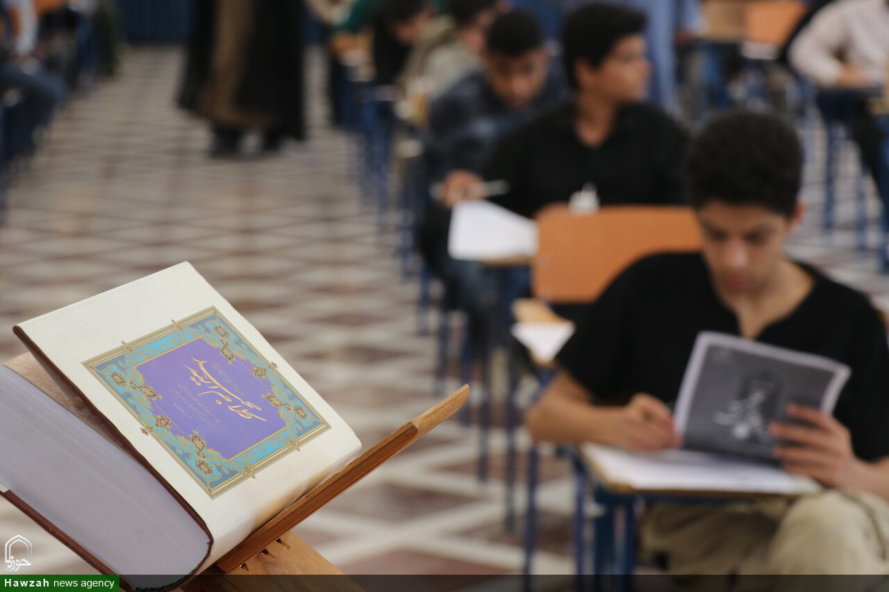تصاویر | مرحله نخست آزمون پذیرش حوزه علمیه استان گلستان