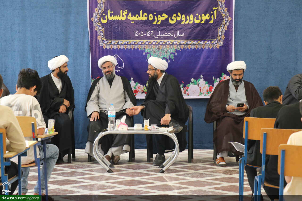 تصاویر | مرحله نخست آزمون پذیرش حوزه علمیه استان گلستان