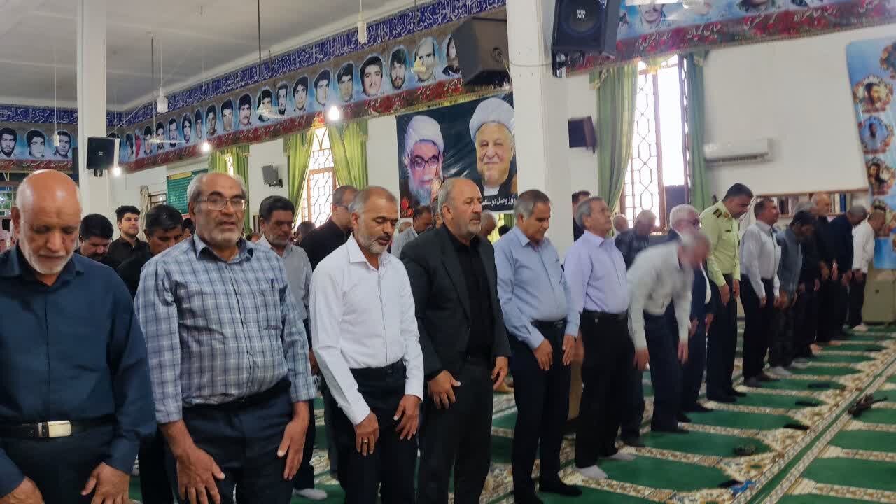 تصاویر/ اقامه نمازجمعه شهر بهرمان