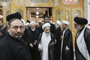 آیت اللہ العظمیٰ سبحانی کی جانب سے رہبر شہید کی یاد میں مجلس عزاء، رہبرِ انقلاب کی مکمل حمایت کا اعلان