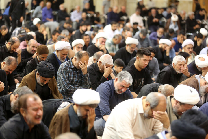 تصاویر/ مراسم گرامیداشت قائد شهید امت از سوی آیت الله العظمی سبحانی در حرم مطهر حضرت معصومه (س)