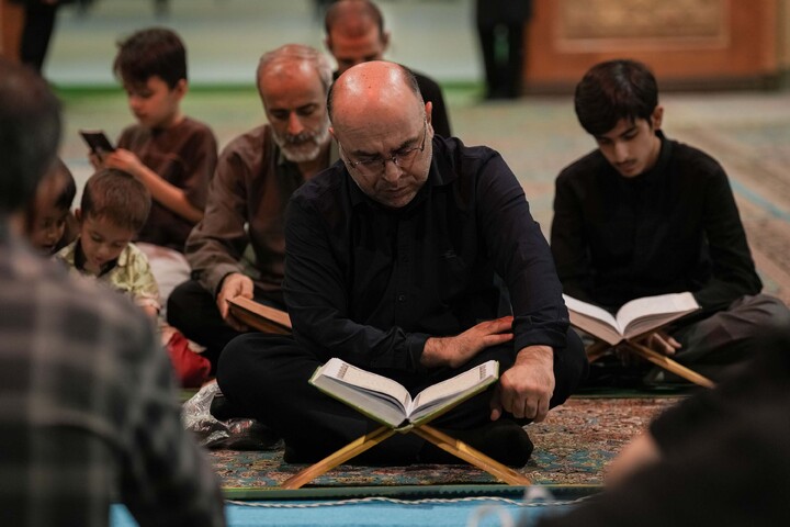 تصاویر/  محفل قرآنی یادبود آقای شهید ایران در مسجد مقدس جمکران