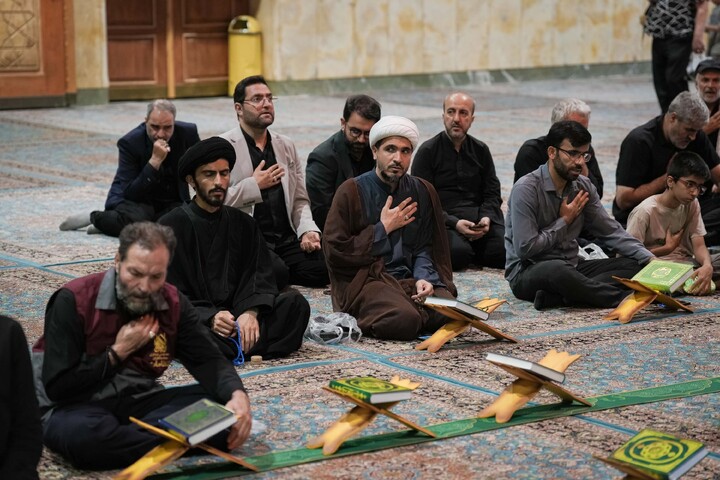 تصاویر/  محفل قرآنی یادبود آقای شهید ایران در مسجد مقدس جمکران
