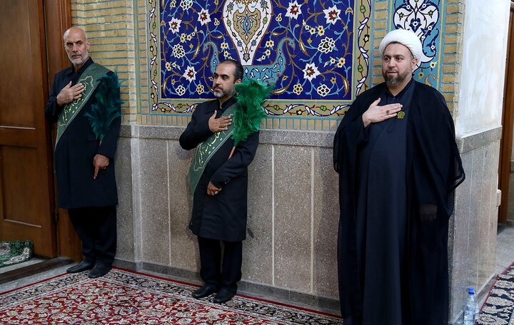 تصاویر/  مراسم گرامیداشت رهبر شهید در حرم حضرت عبدالعظیم(ع)