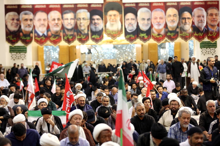 تصاویر/ مراسم  گرامی‌داشت  قــائـد امــت شهید امام خامنه ای از سوی نهادهای بین المللی