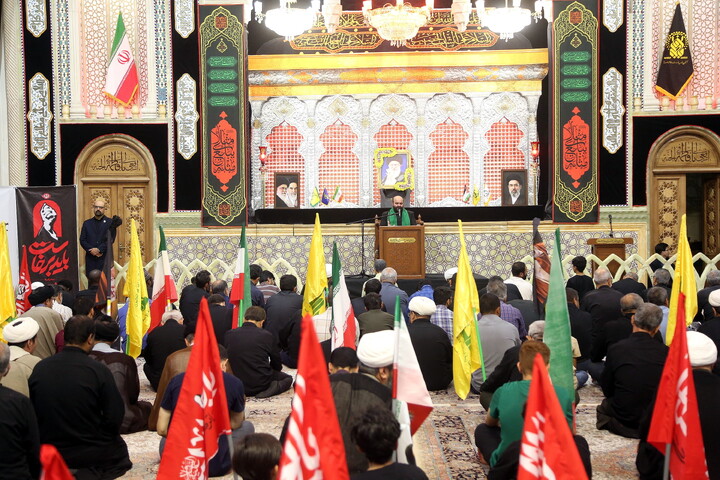 تصاویر/ مراسم  گرامی‌داشت  قــائـد امــت شهید امام خامنه ای از سوی نهادهای بین المللی