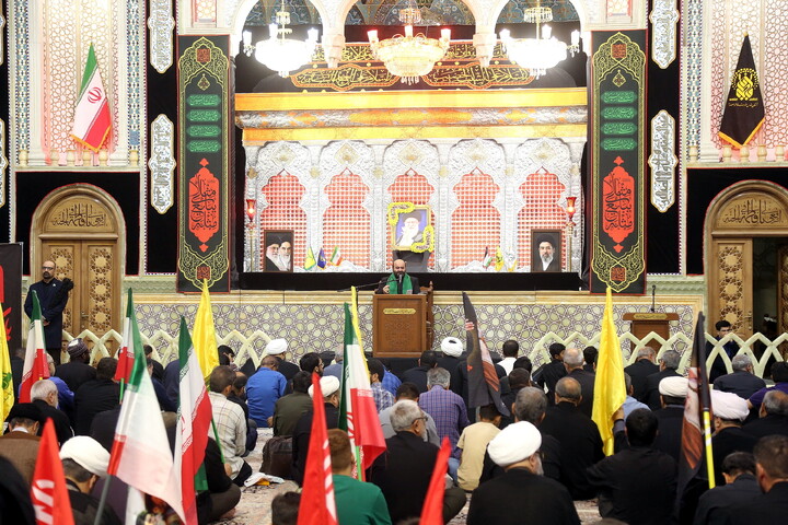 تصاویر/ مراسم  گرامی‌داشت  قــائـد امــت شهید امام خامنه ای از سوی نهادهای بین المللی