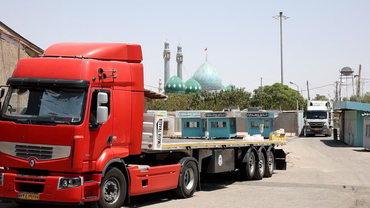 آغاز ارسال تجهیزات مواکب مسجد جمکران برای خدمت‌رسانی به زائران اربعین