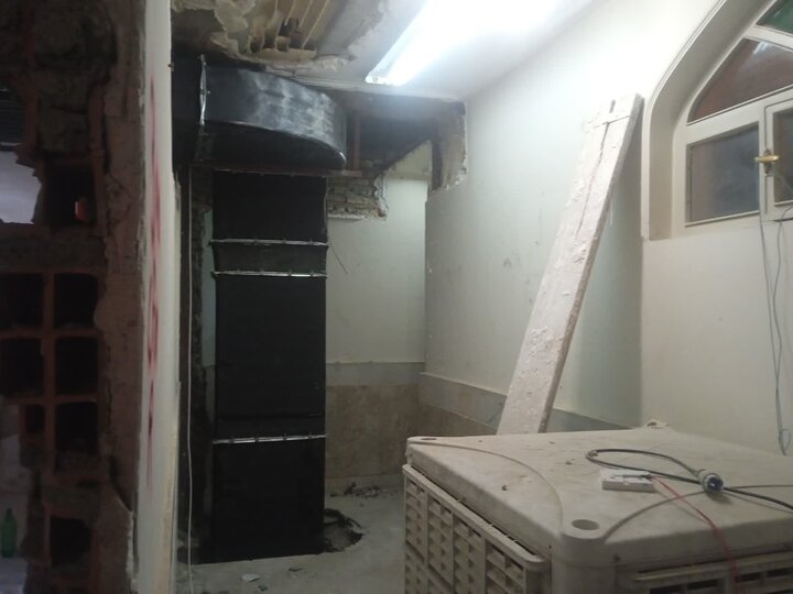 تصاویر/ مراحل بازسازی مسجد جامع ابوذر