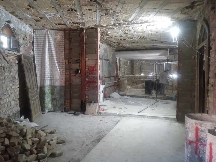 تصاویر/ مراحل بازسازی مسجد جامع ابوذر