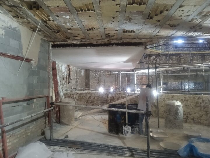تصاویر/ مراحل بازسازی مسجد جامع ابوذر