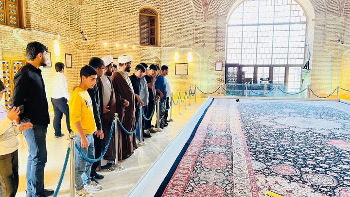 تصاویر/ اردوی فرهنگی طلاب جدید الورود مدرسه علمیه امام محمد باقر (ع) در اردبیل