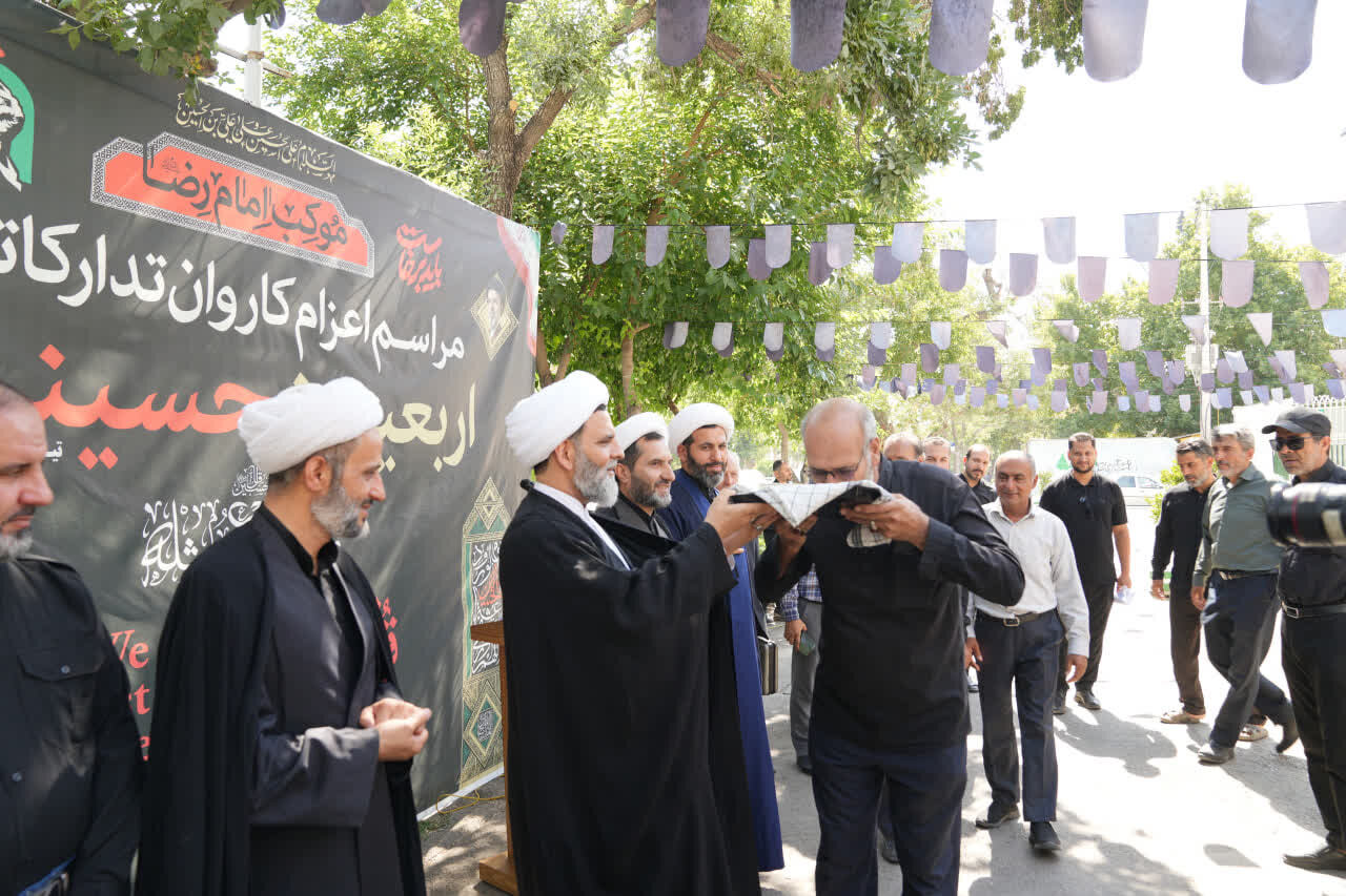 برپایی موکب امام رضا(ع) اوقاف خراسان رضوی در کربلا