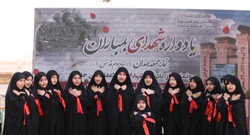 تصاویر/ یادواره شهدای بمباران نماز جمعه روز قدس در همدان