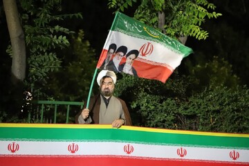 تصاویر/ اجتماع شبانه موکب مدرسه علمیه ولیعصر(عج)تبریز